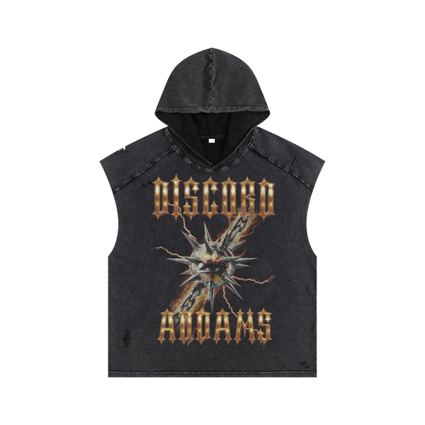 Discord Addams Mace Hooded Tank Top