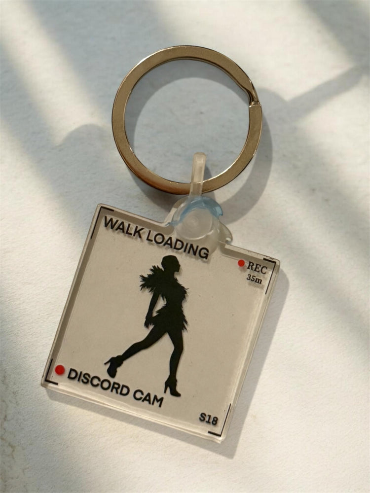 Discord Cam Keychain - Transparent