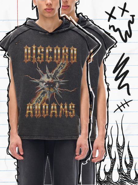 Discord Addams Mace Hooded Tank Top