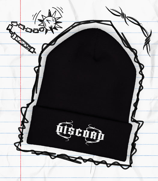 Discord Addams Barbed Beanie