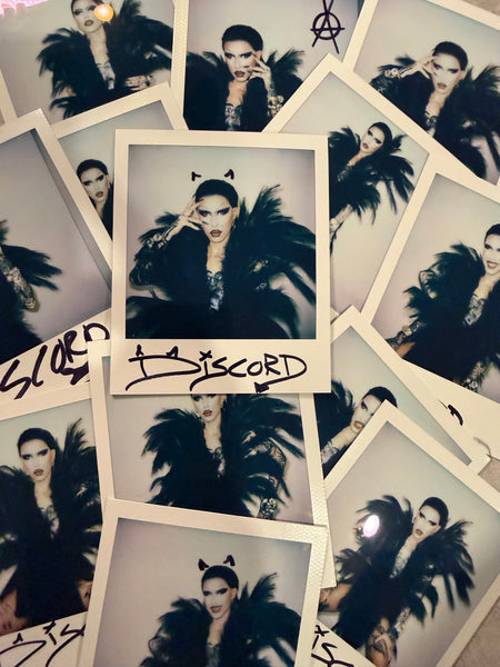 Intense Fashion Model Polaroid - SIGNED