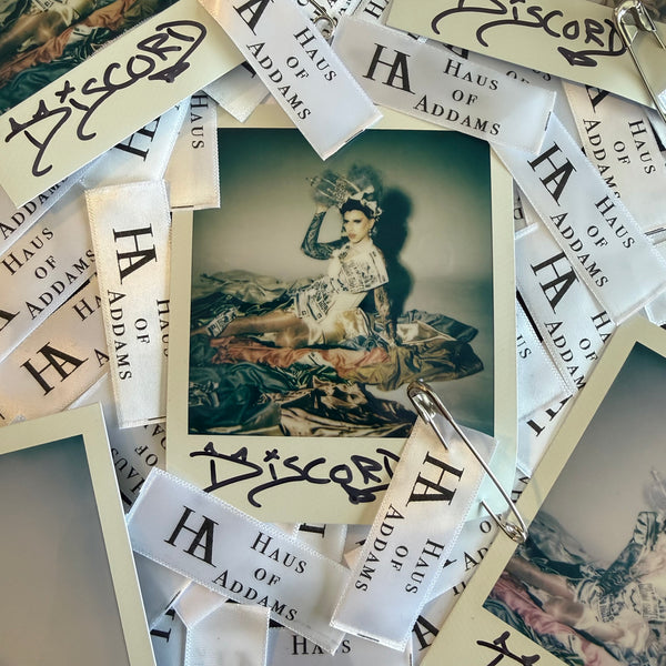 Hail Satin! Polaroid with Outfit Scrap - SIGNED