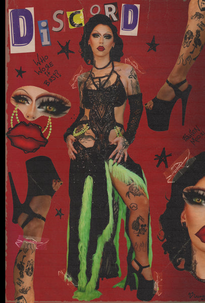 Discord Magazine Cut Out Print - SIGNED